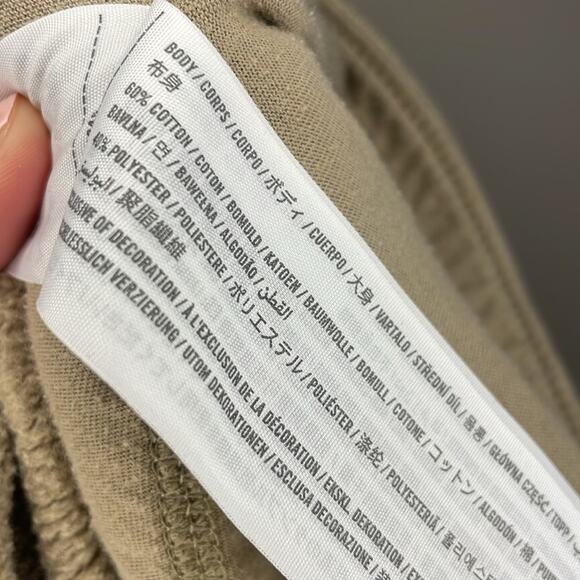 Abercrombie & Fitch Soft A&F Fleece Tan Neutral Pull On Shorts Women Size XS - Picture 6 of 6